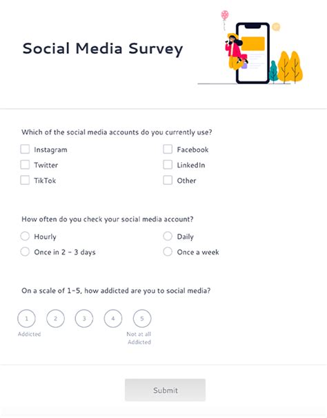 Social media survey questions: Examples and best practices.